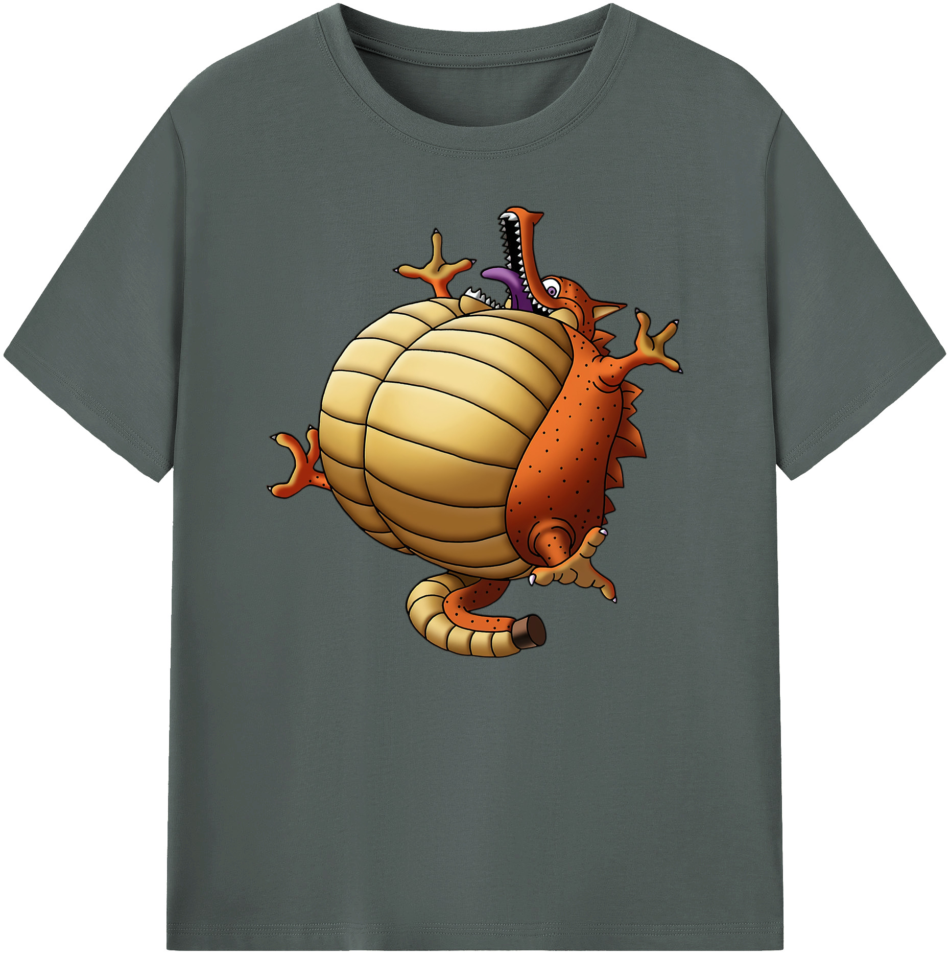 （画像用） ドラゴンクエスト Doragon Kuesuto Dragon Quest 綿100％ メンズ半袖Tシャツ｜肌触りやわらか＆通気性